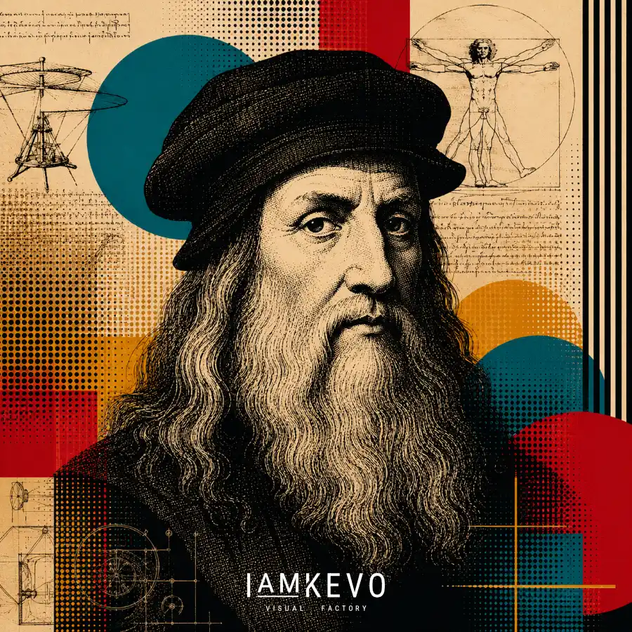DE-GI-0008 Da Vinci Vision Dot Era Graphic Icons