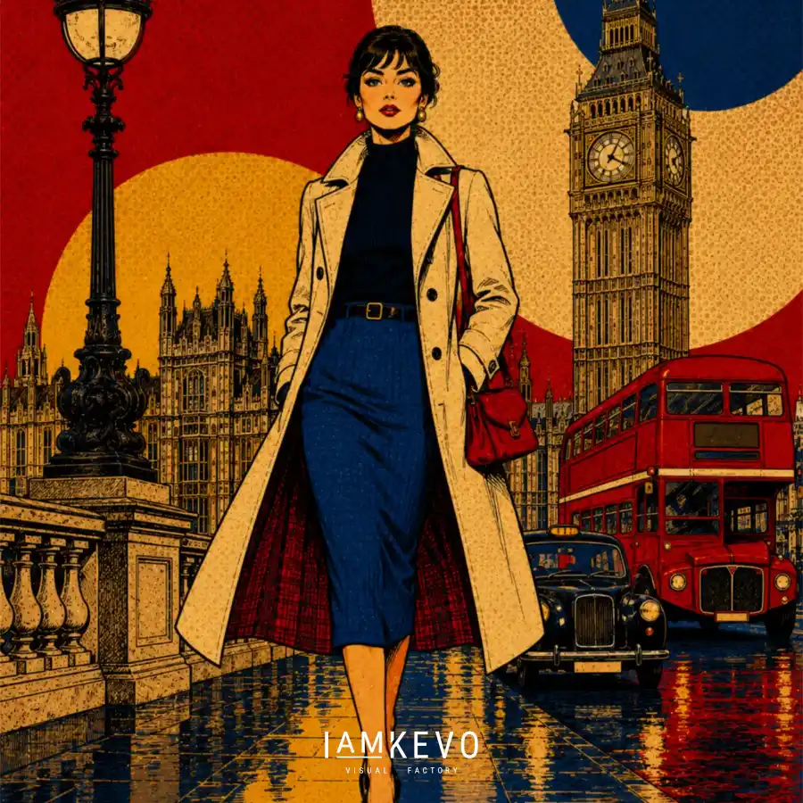 DE-UM-0017 London Vintage Stroll Dot Era Urban Motion