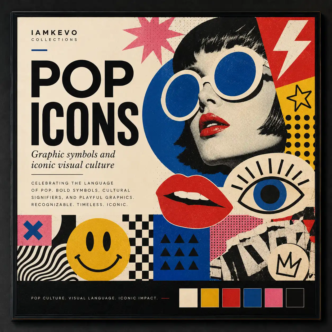 Pop Icons collection preview with contemporary pop portrait energy