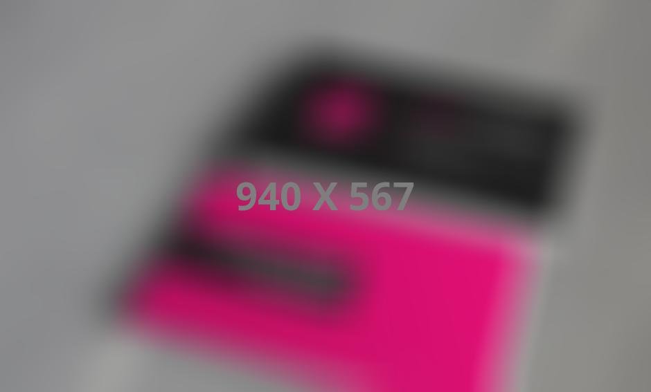 Business card visual preview
